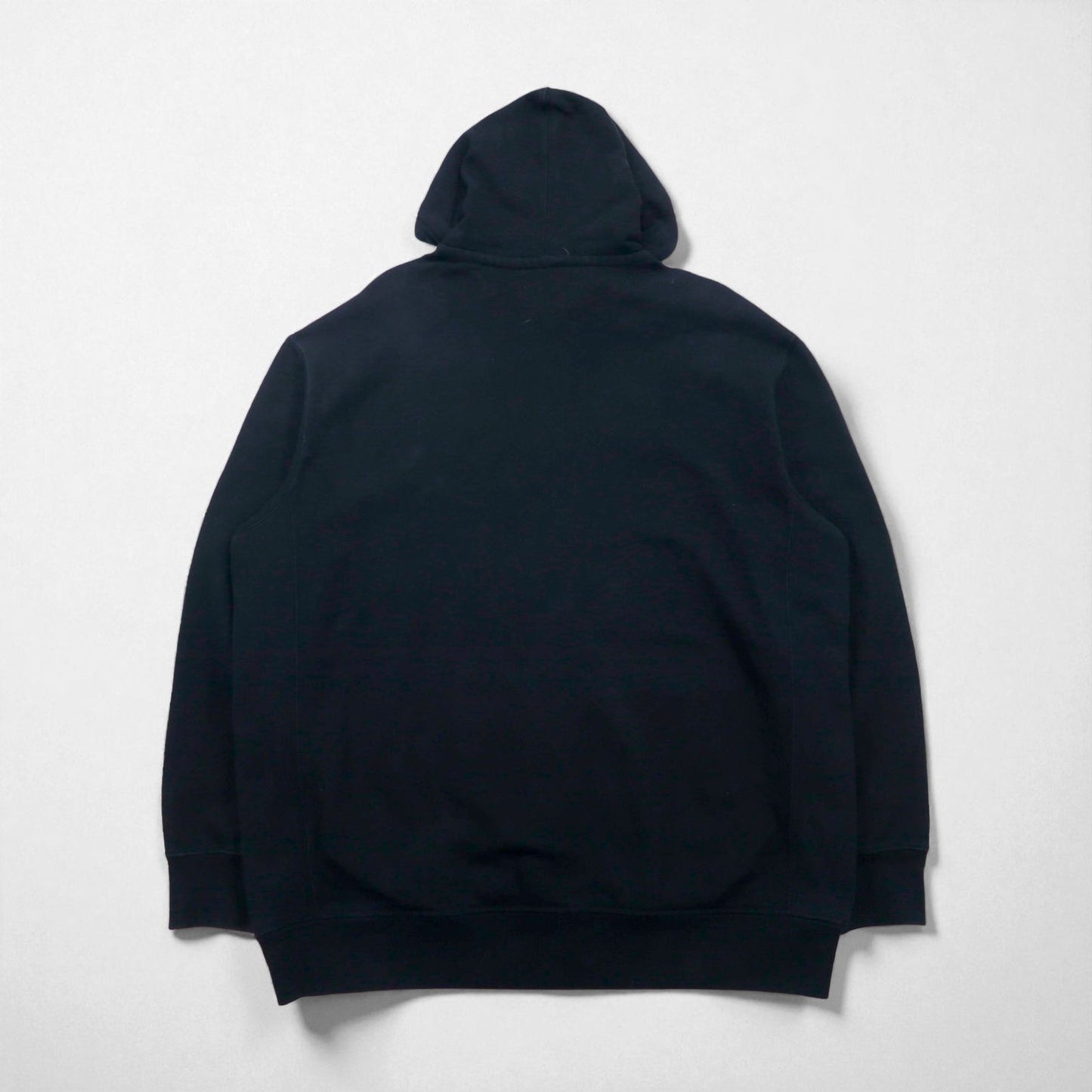 Polo Ralph Lauren 90年代 リバースウィーブ ジップパーカー 2XL ブラック スモールポニー刺繡