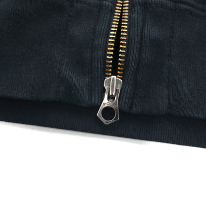 Polo Ralph Lauren 90年代 リバースウィーブ ジップパーカー 2XL ブラック スモールポニー刺繡