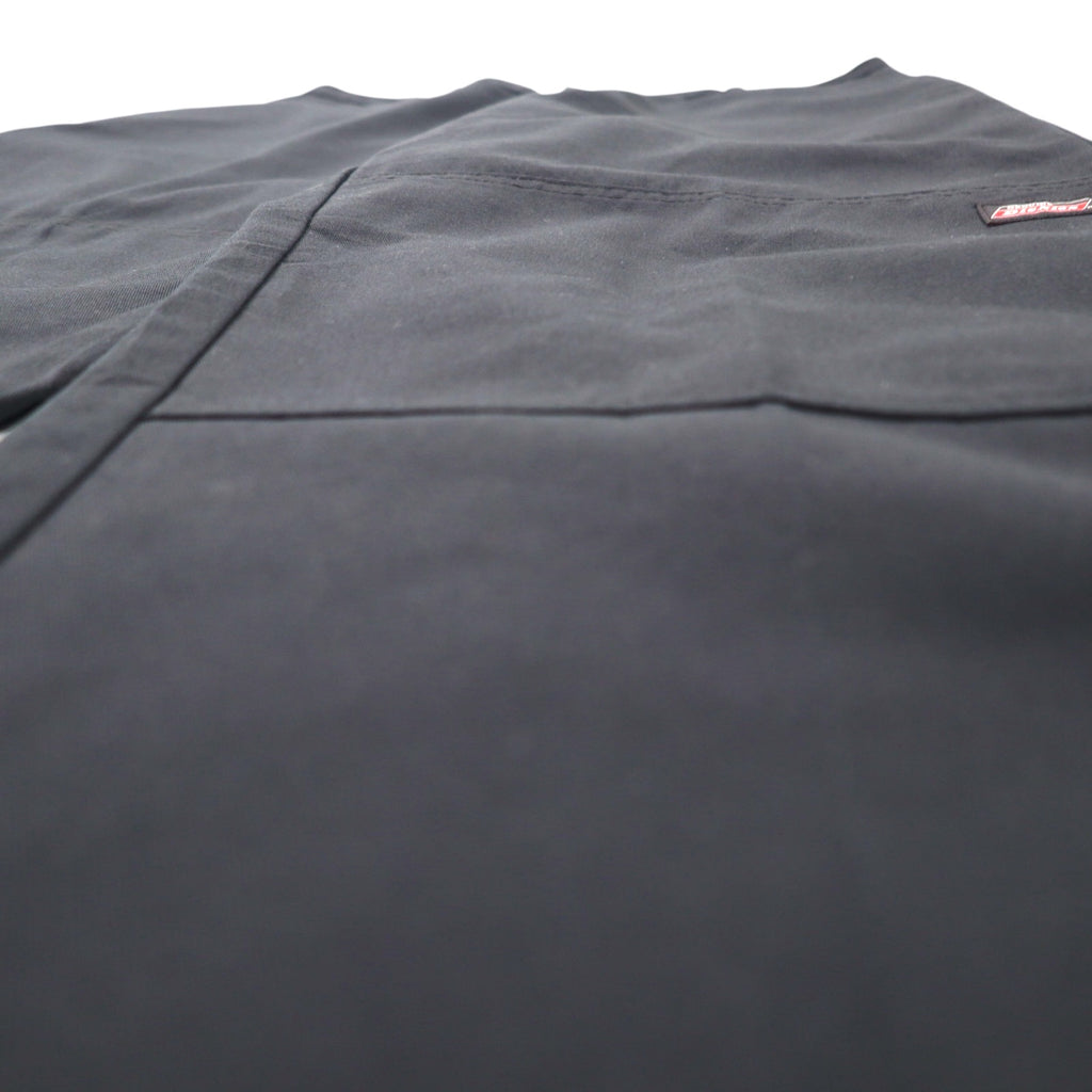 Dickies ダブルニー ワークパンツ ワイド チノパンツ L ブラック ポリエステル コットン 7118738