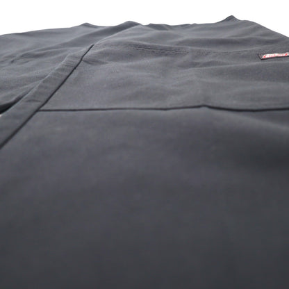 Dickies ダブルニー ワークパンツ ワイド チノパンツ L ブラック ポリエステル コットン 7118738
