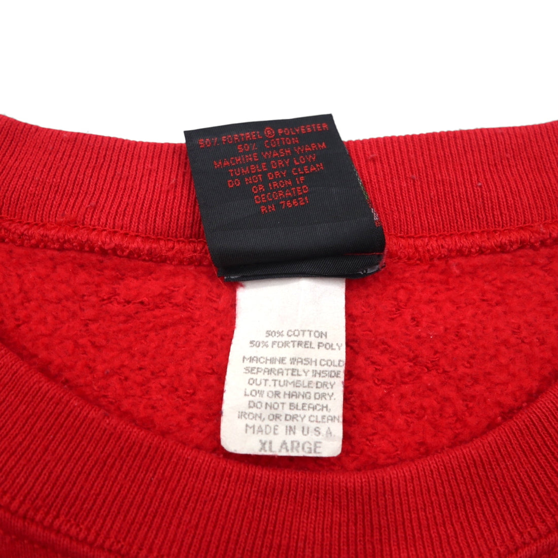 PM SPORTS 90s USA Vintage Sweatshirt, Size XL, Red, Made in the 90s, Youngstown State Ubersity