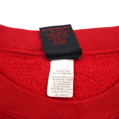 PM SPORTS 90s USA Vintage Sweatshirt, Size XL, Red, Made in the 90s, Youngstown State Ubersity