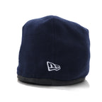 NEW ERA リバーシブル フリース ビーニー FREE ネイビー グレー ポリエステル NEW YORK PINSTRIPE BOWL ヤンキース