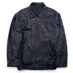 Vintage Leather Patchwork Bomber Jacket Patchwork Leather Jacket Patchwork Jacket XL Black