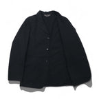 COMME des GARÇONS HOMME PLUS 2000s Simple &amp; Utility Period 3B Tailored Jacket, Size Small, Black, Cotton, PM-J092, Made in Japan