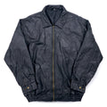 Vintage Leather Patchwork Bomber Jacket Patchwork Leather Jacket Patchwork Jacket XL Black