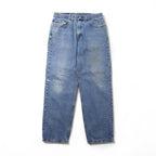 Levi's 550 Relaxed Fit Tapered Denim Pants, Size M, Indigo Blue, Zipper Fly, 00550-4891, Made in Mexico, 2000s