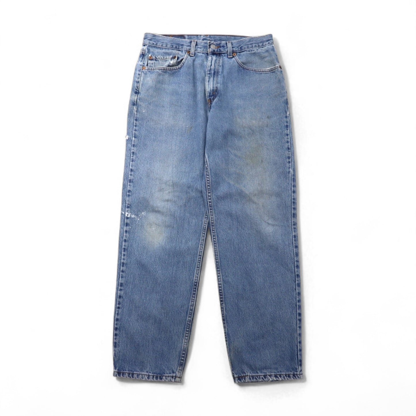 Levi's 00年代 550 リラックスフィット テーパード デニムパンツ M インディゴ ブルー RELAXED FIT ジッパーフライ 00550-4891 メキシコ製
