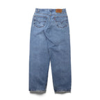 Levi's 550 Relaxed Fit Tapered Denim Pants, Size M, Indigo Blue, Zipper Fly, 00550-4891, Made in Mexico, 2000s