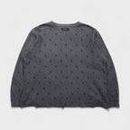 Polo Ralph Lauren Thermal Set, Size L, Gray, All-Over Pony Print, Loungewear Pajamas