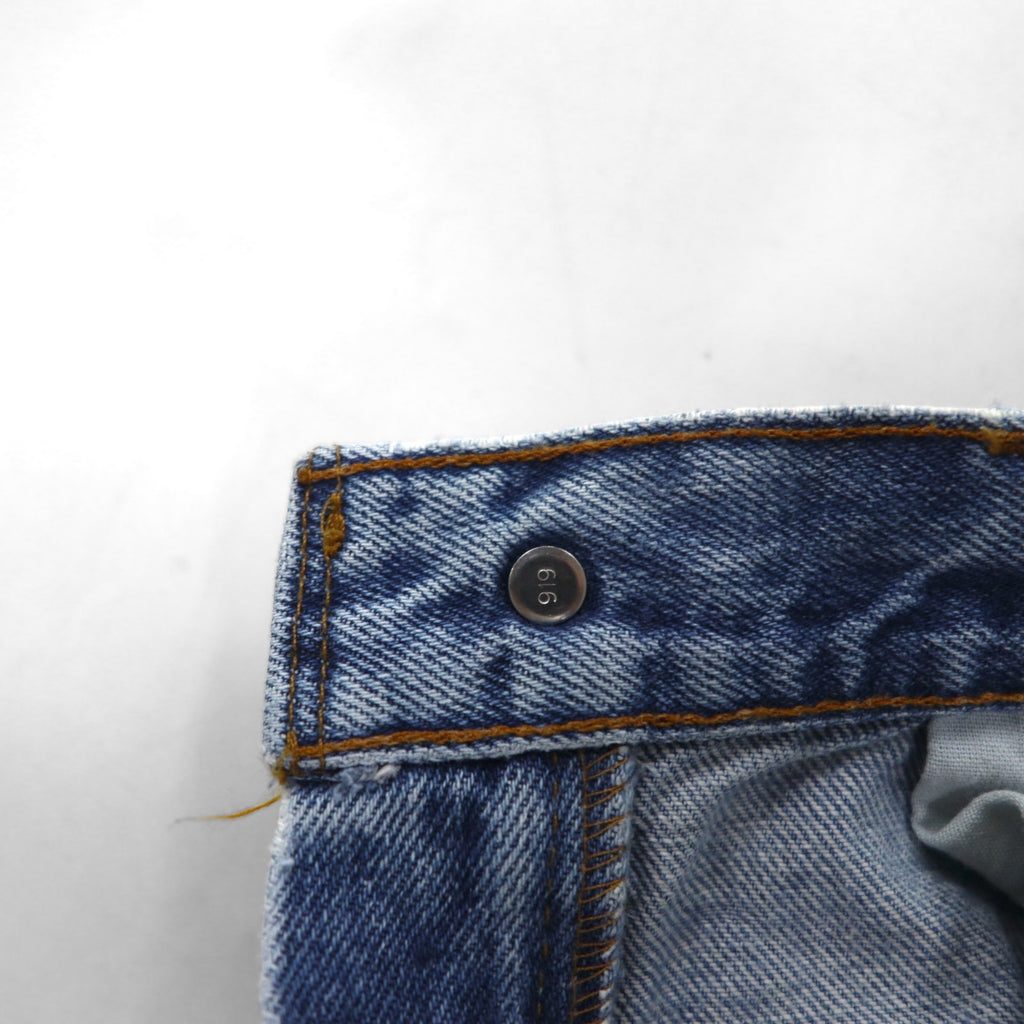Levi's 550 Relaxed Fit Tapered Denim Pants, Size M, Indigo Blue, Zipper Fly, 00550-4891, Made in Mexico, 2000s