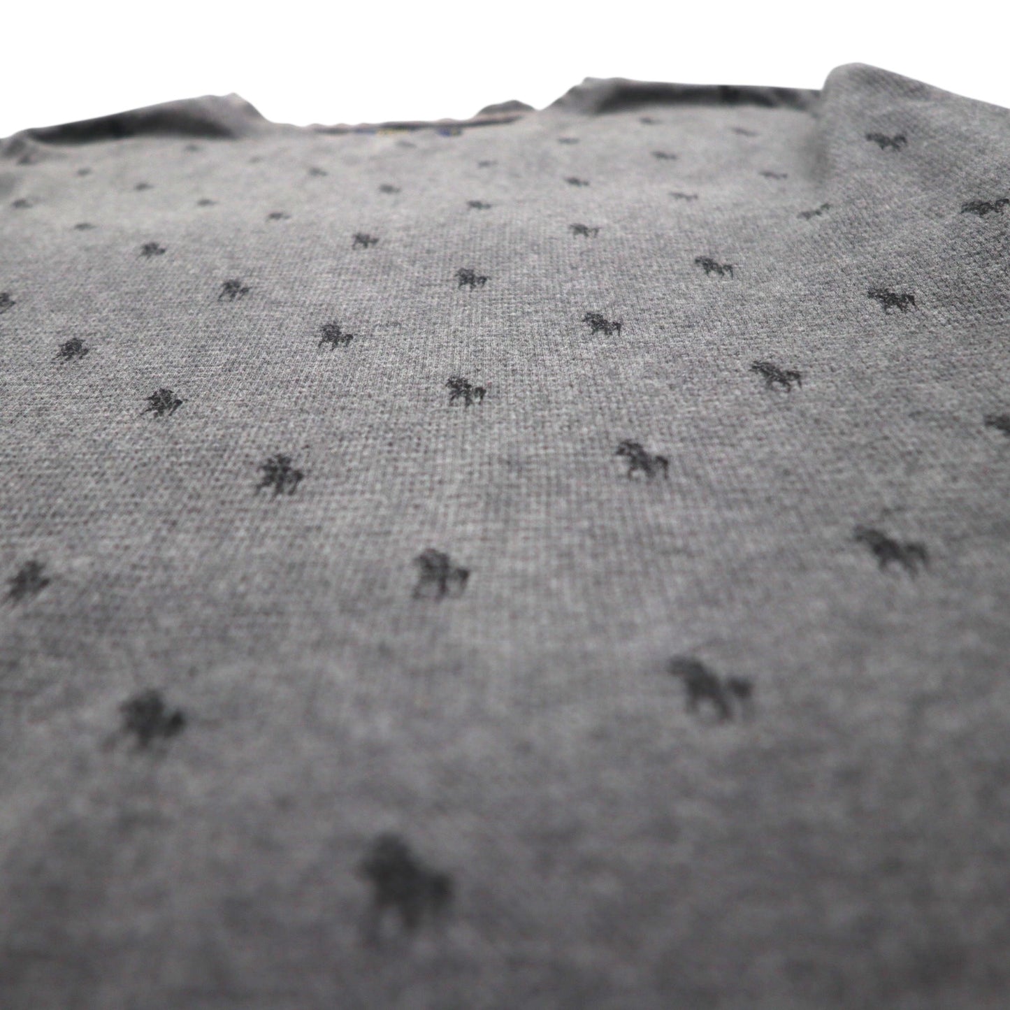 Polo Ralph Lauren Thermal Set, Size L, Gray, All-Over Pony Print, Loungewear Pajamas