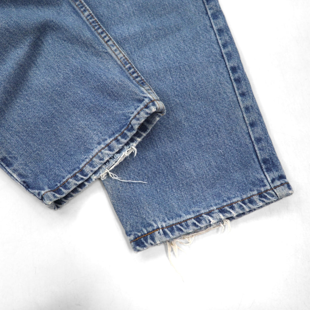 Levi's 550 Relaxed Fit Tapered Denim Pants, Size M, Indigo Blue, Zipper Fly, 00550-4891, Made in Mexico, 2000s
