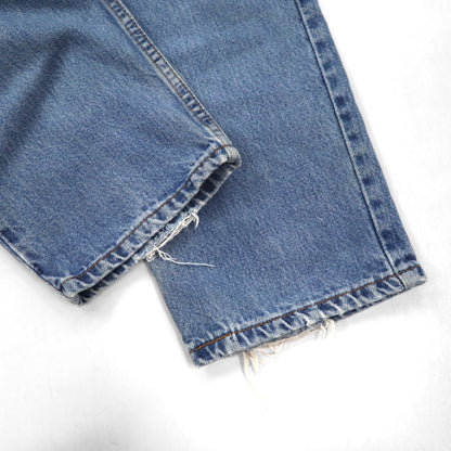 Levi's 00年代 550 リラックスフィット テーパード デニムパンツ M インディゴ ブルー RELAXED FIT ジッパーフライ 00550-4891 メキシコ製