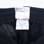 Champion fleece track pants jersey M navy side line one point logo embroidery bar tag