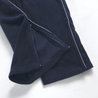 Champion fleece track pants jersey M navy side line one point logo embroidery bar tag