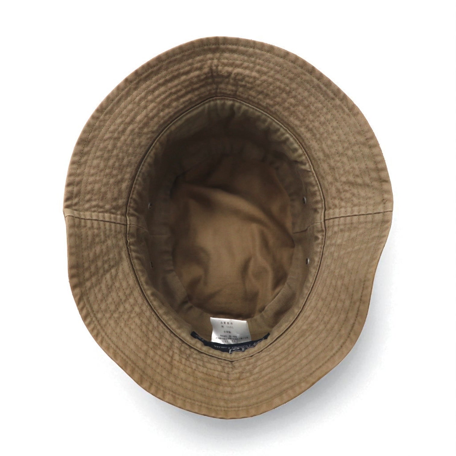 Polo by Ralph Lauren 90s Bucket Hat Size M Beige Cotton with Small