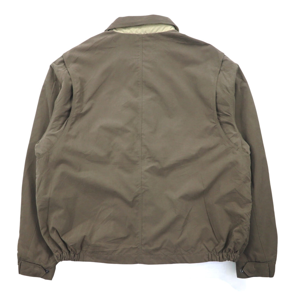 WP WEATHER PROOF Peach Skin Swing Top Harrington Jacket L Beige Waterproof Mesh Liner