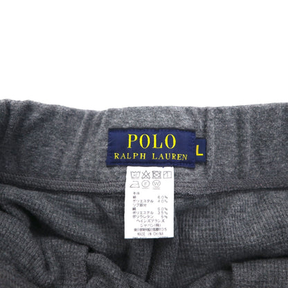 Polo Ralph Lauren Thermal Set, Size L, Gray, All-Over Pony Print, Loungewear Pajamas