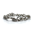 PHILIPPE AUDIBERT Figaro Chain Toggle Bracelet in Silver Metal