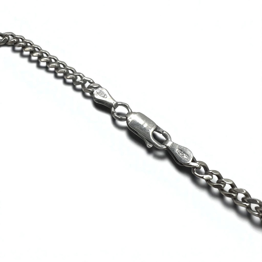 Vintage Virgin Mary Medal Silver Necklace 聖母 マリア オーバルコイン ネックレス シルバー 925 ITALY 喜平チェーン
