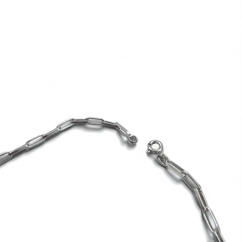 Vintage Silver Black Onyx Necklace, Indian Jewelry, Black Onyx Hopi Chain Necklace Pendant, Silver 925, R Stamp