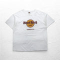 Hard Rock CAFE 90年代 ロゴプリント Tシャツ XL ホワイト コットン HONOLULU メキシコ製