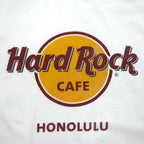 Hard Rock CAFE 90年代 ロゴプリント Tシャツ XL ホワイト コットン HONOLULU メキシコ製