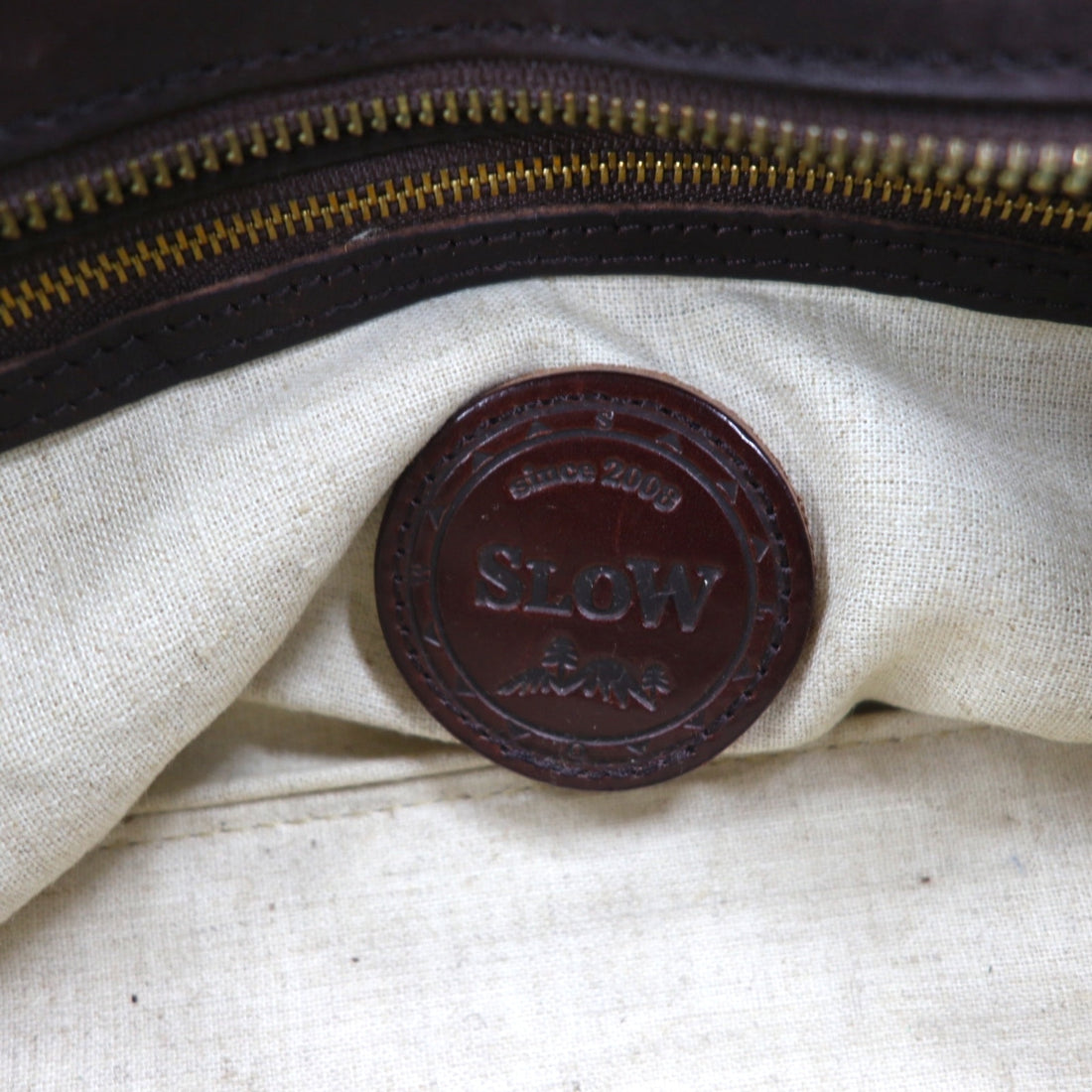 SLOW Rubono Flap Shoulder Bag, Full Vegetable-Tanned Leather, 300S15B, Made in Japan