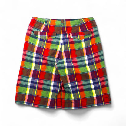 Polo by Ralph Lauren 90年代 ショートパンツ ハーフパンツ S レッド チェック コットン