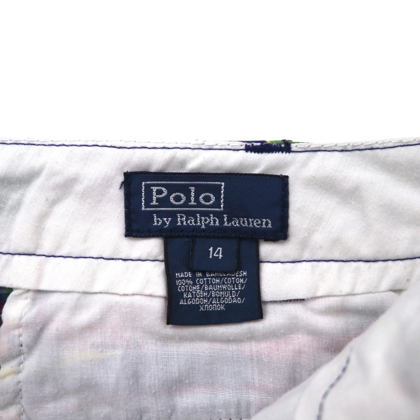 Polo by Ralph Lauren 90年代 ショートパンツ ハーフパンツ S レッド チェック コットン
