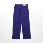 60年代 フランス製 Adolphe Lafont デッドストック モールスキン フレンチワークパンツ XL ブルー 未使用品