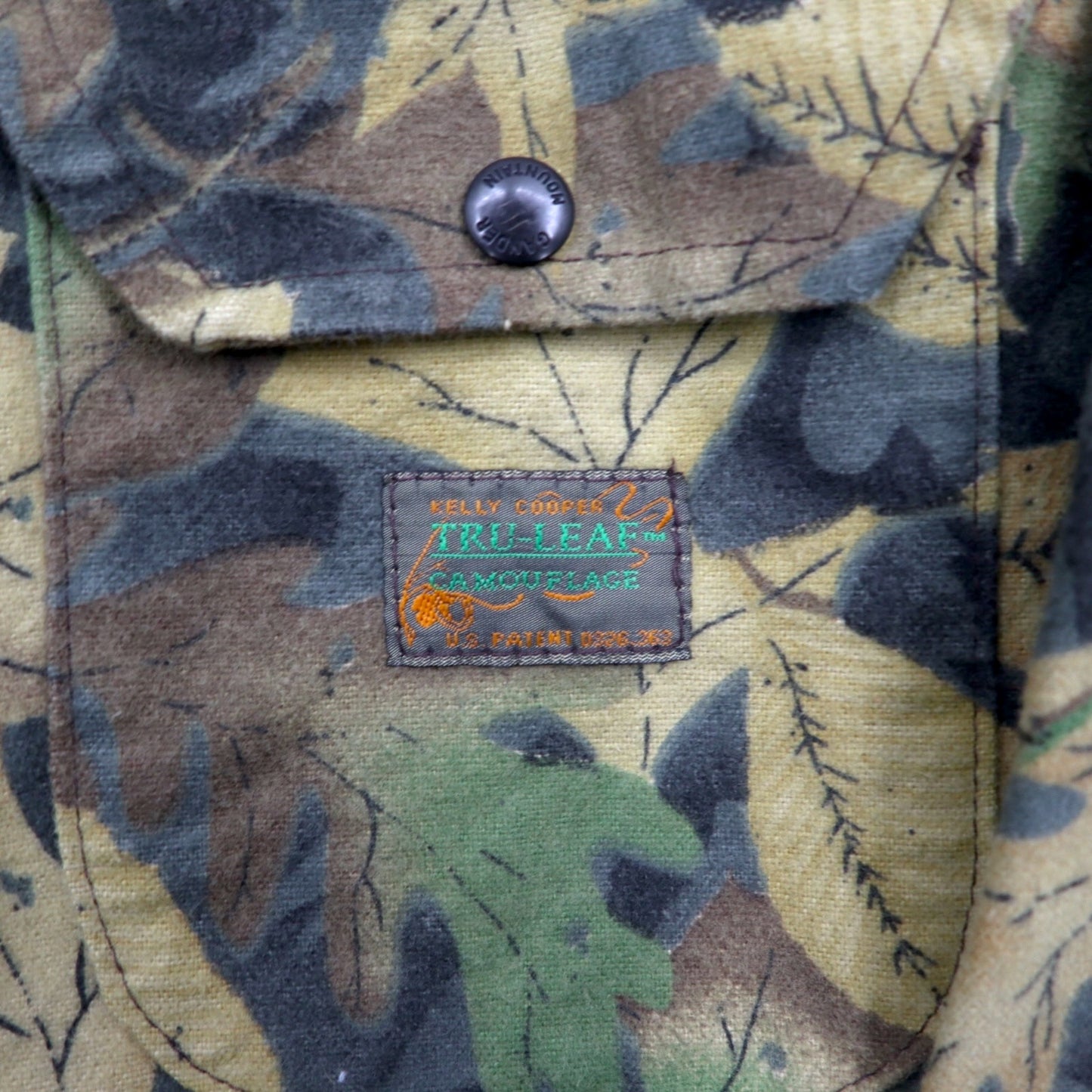 Vintage 90s Utility Jumpsuit USA Made Gender Mountain All-in-one Jumpsuit Overalls L Khaki KELLY COOPER TRU-LEAF Camouflage