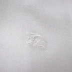 BURBERRY 現行タグ ポロシャツ L ホワイト コットン 鹿の子 ワンポイントロゴ刺繍