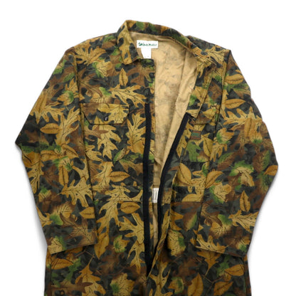 Vintage 90s Utility Jumpsuit USA Made Gender Mountain All-in-one Jumpsuit Overalls L Khaki KELLY COOPER TRU-LEAF Camouflage