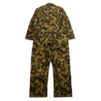 Vintage 90s Utility Jumpsuit USA Made Gender Mountain All-in-one Jumpsuit Overalls L Khaki KELLY COOPER TRU-LEAF Camouflage