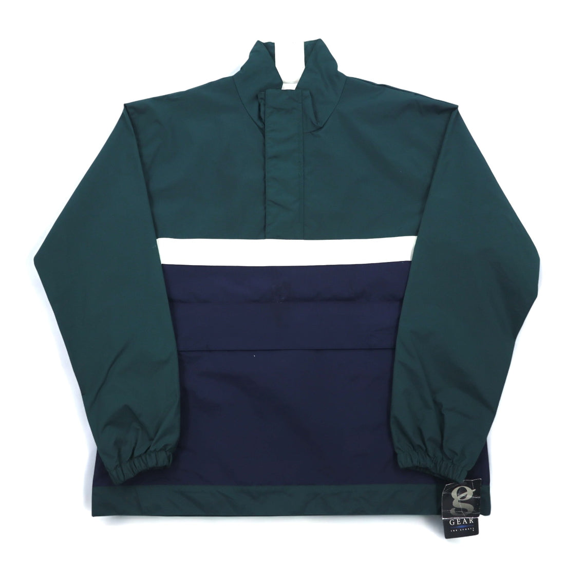 GEAR FOR SPORTS ハーフジップ ナイロンジャケット アノラックジャケット M グリーン ネイビー リップストップ