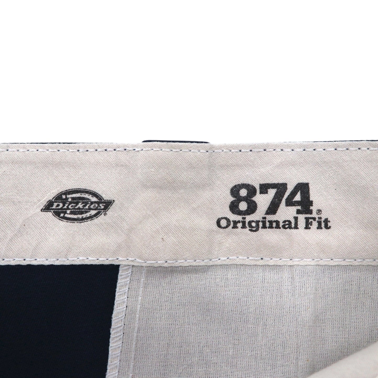 Dickies 874 オリジナルフィット ワークパンツ チノパンツ XL ネイビー ポリエステル コットン