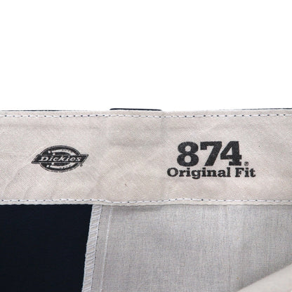 Dickies 874 オリジナルフィット ワークパンツ チノパンツ XL ネイビー ポリエステル コットン