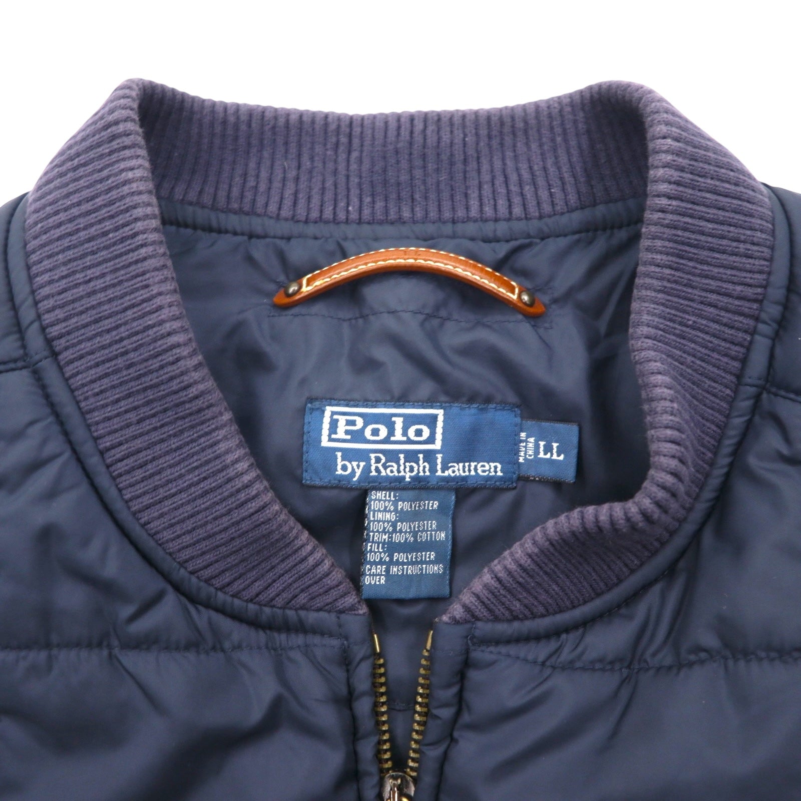 Polo Ralph Lauren Quilted Vest, XL, Navy, Padded, Double Pony