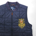 Polo Ralph Lauren Quilted Vest, XL, Navy, Padded, Double Pony Emblem Embroidered