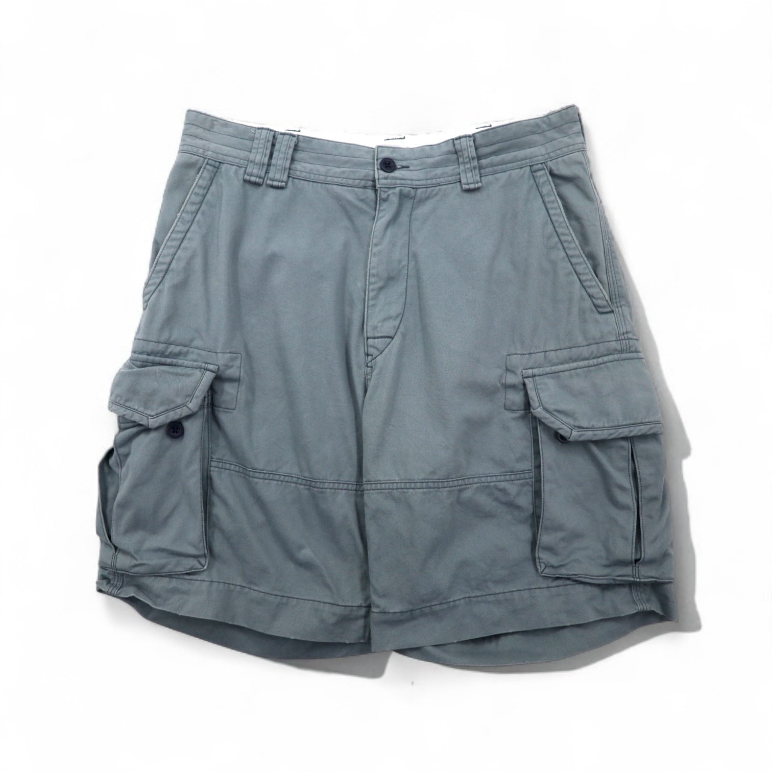 Polo by Ralph Lauren 90s Short Cargo Pants, Size L, Gray, Cotton