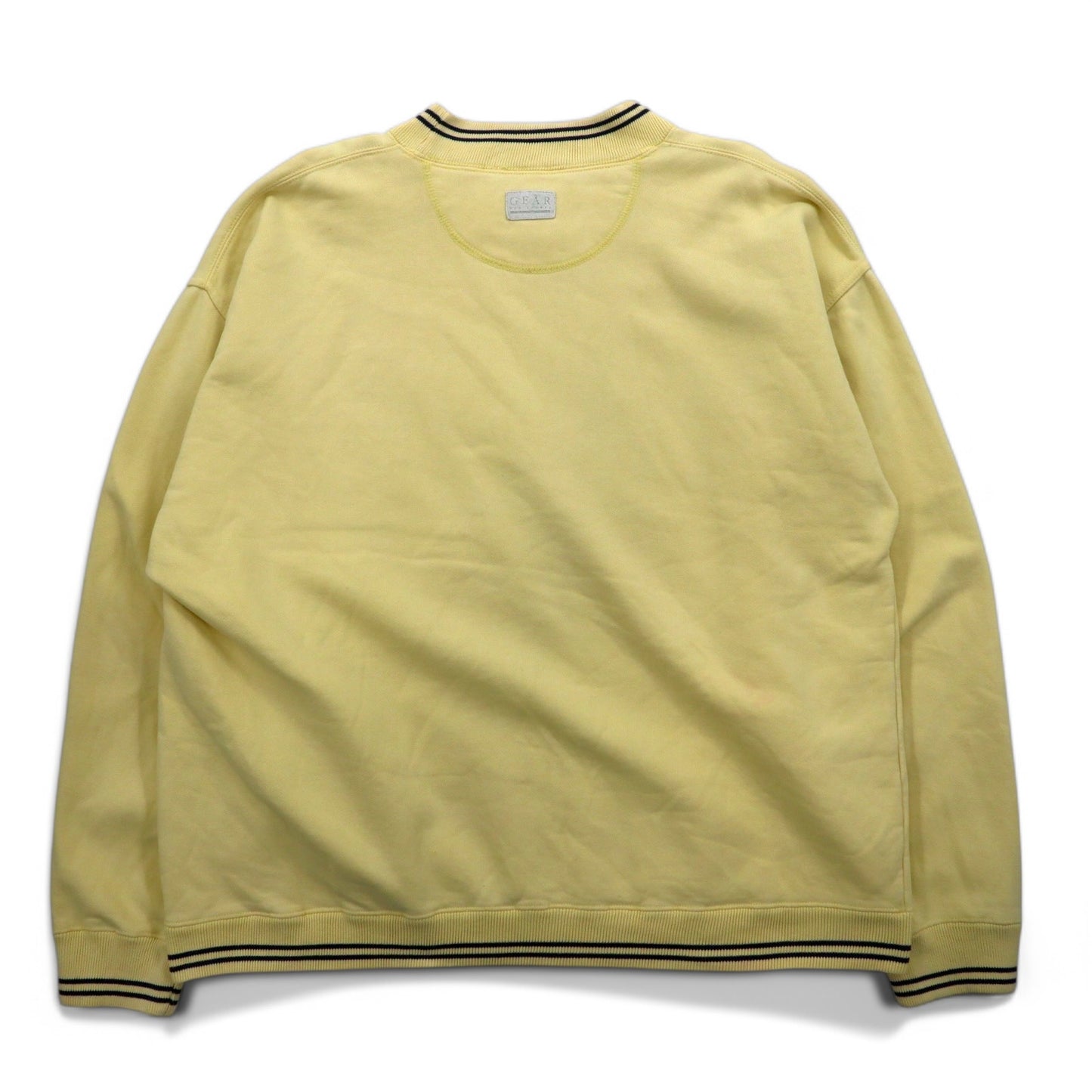 GEAR FOR SPORTS 90年代 ボトルネック リブライン スウェット L ベージュ MISSOURI