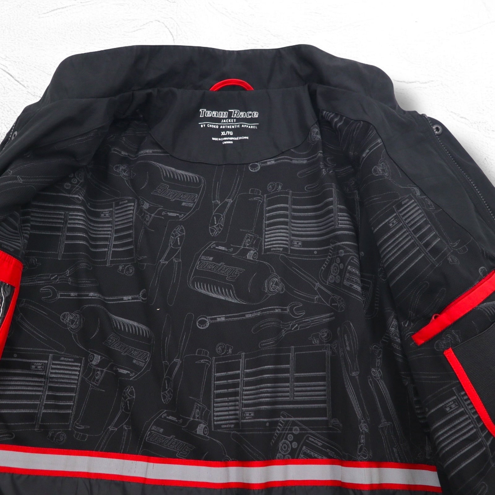 Snap-on RACING Racing Jacket XL Black Team Race JACKET by CHOKO AUTHENTIC