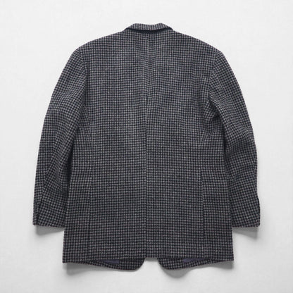 90s Vintage Blazer DOMINIQUE MORLOTTI 千鳥格子 3B ツイード テーラードジャケット M グレンチェック 日本製