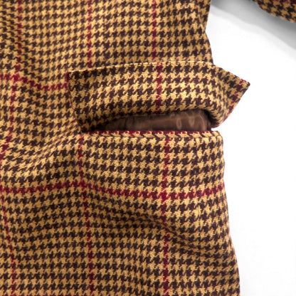 Polo by Ralph Lauren 90年代 ツイード 2B テーラードジャケット L ブラウン ガンクラブチェック ウール 日本製