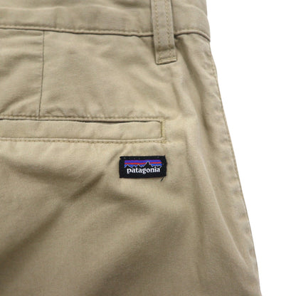 patagonia オーガニックコットン オールウェア ショートパンツ ハーフパンツ L ベージュ 57726