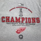 Lee SPORT 90年代 NHL プリント Tシャツ L グレー コットン DETROIT RED WINGS