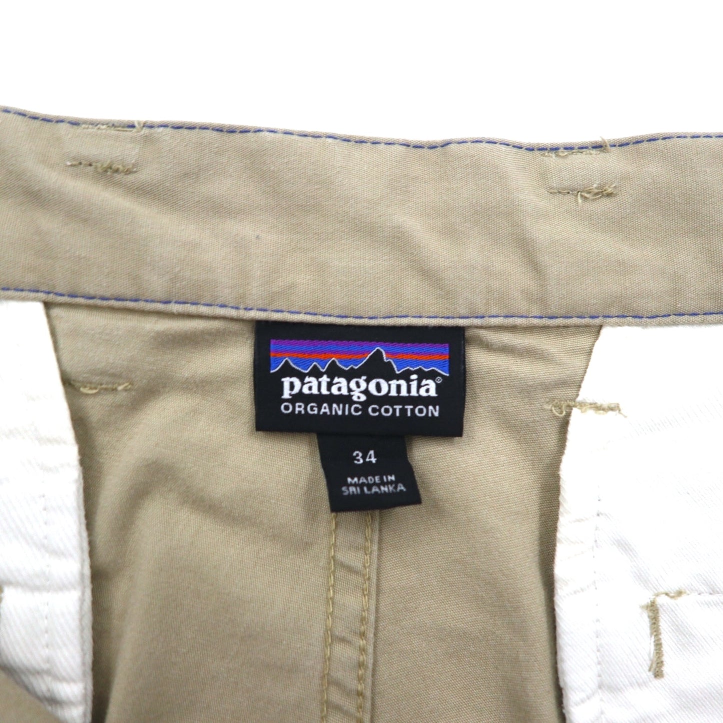 patagonia オーガニックコットン オールウェア ショートパンツ ハーフパンツ L ベージュ 57726
