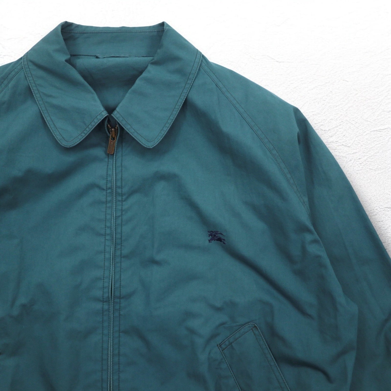 Burberrys 90s Swing Top Harrington Jacket S Green Checked Lining